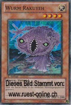 HA02-DE055 Wurm Rakuyeh ( SUPER RARE) 1. Auflage