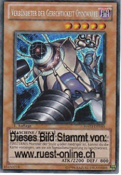 HA03-DE050 Verbündeter der Gerechtigkeit Omniwaffe (SECRET RARE) 1. Auflage