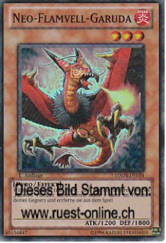 HA04-DE034 Neo-Flamvell-Garuda (SUPER RARE) 1. Auflage