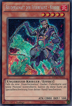 LTGY-DE082 Bruderschaft der Feuerfaust - Kojote (SECRET RARE) 1. Auflage