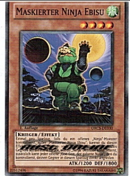 ORCS-DE030 Maskierter Ninja Ebisu