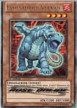 PHSW-DE019 Evolsaurier Vulkan (RARE) 1. Auflage