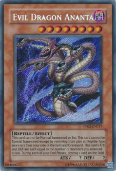 PP02-EN017 Evil Dragon Ananta (SECRET RARE)