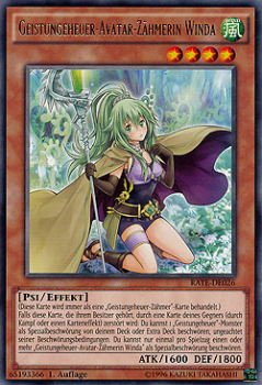 RATE-DE026 Geistungeheuer-Avatar-Zähmerin Winda (RARE) 1. Auflage