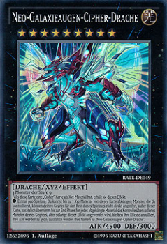 RATE-DE049 Neo-Galaxieaugen-Cipher-Drache (SUPER RARE) 1. Auflage