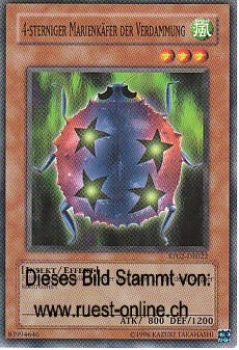RP02-DE022 4-Sterniger Marienkäfer der Verdammung