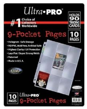 Platinum 9-Pocket Page (10 pages in polybag)