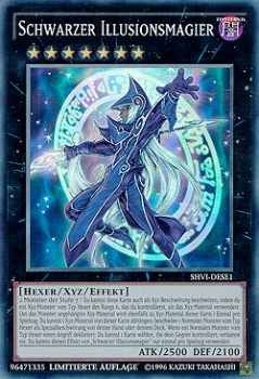 SHVI-DESE1 Schwarzer Illusionsmagier (SUPER RARE)