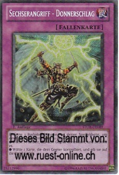 STOR-DE089 Sechserangriff - Donnerschlag (SECRET RARE) 1. Auflage