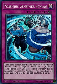 THSF-DE009 Yosenjus geheimer Schlag (SUPER RARE) 1. Auflage