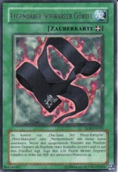 TLM-DE045 Legendärer Schwarzer Gürtel (ULTIMATE RARE) 1. Auflage