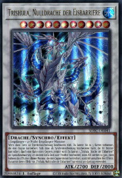 SDFC-DE041 Trishula, Nulldrache der Eisbarriere (ULTRA RARE)