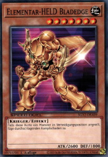 SGX2-DEA09 Elementar-HELD Bladedge