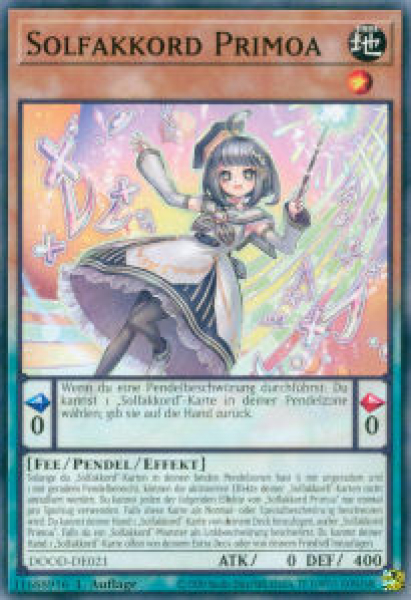 DOOD-DE021 Solfakkord Primoa