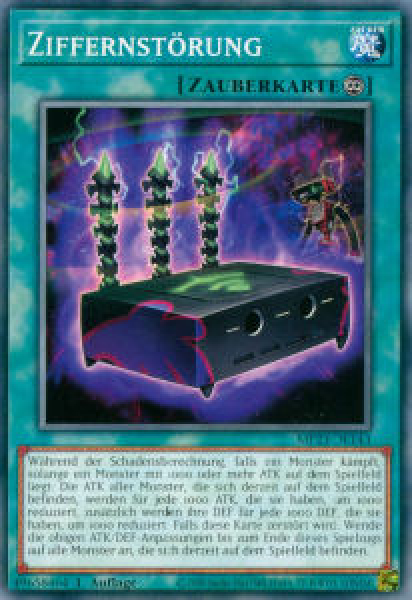 MP23-DE143 Ziffernstörung