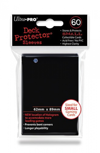 Black Deck Protector Small Sleeves (60)