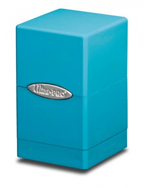 Satin Tower Deck Box - Light Blue