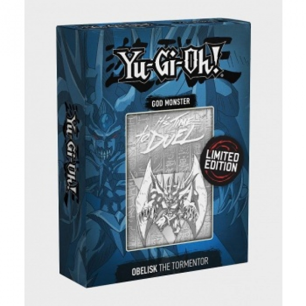 YuGiOh! Limited Edition Metal God Card Obelisk the Tormentor