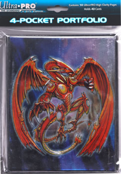 Cyberdrache Red 4-Pocket Portfolio