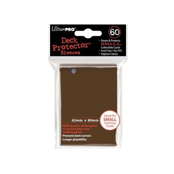 Brown Deck Protector Small Sleeves (60)
