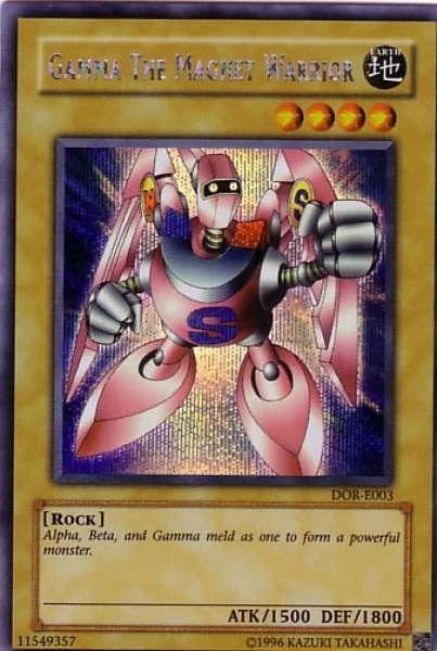DOR-E003 Gamma the Magnet Warrior (SECRET RARE)