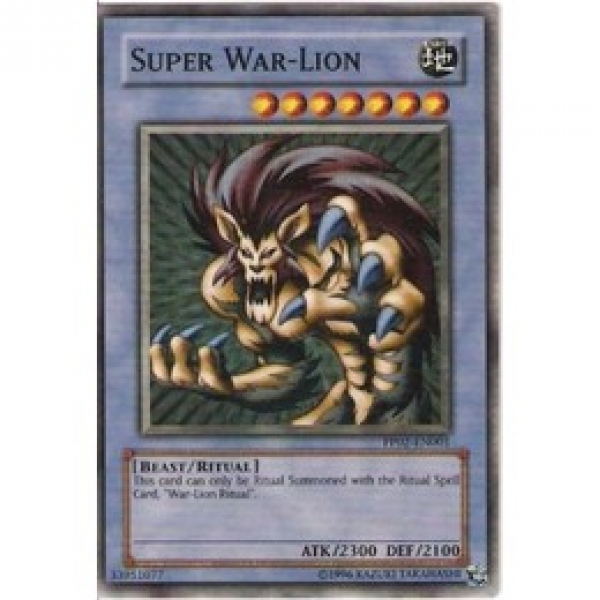 PP02-EN001 Super War-Lion (SUPER RARE)