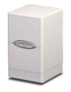 Satin Tower Deck Box - White