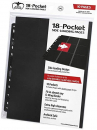 UG 18-POCKET PAGES SIDE-LOADING BLACK 10 CT.